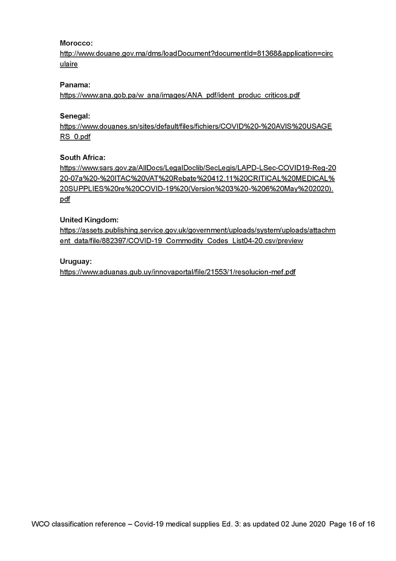 HS classification reference for Covid 19 medical supplies (3.0 Edition)_Sayfa_16
